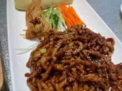 京酱肉丝配豆皮-老济南·地道济南菜(大明湖店)