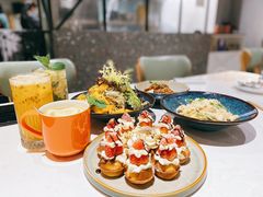 草莓忌廉华夫饼-BE BRIGHT KITCHEN(正佳广场店)