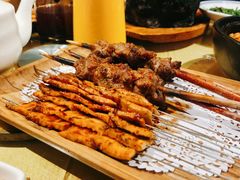 烤羊肉串-老阿妈蒙古村·蒙古包·草原文化·歌舞表演(老君堂店)