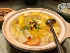 蛋饺娃娃菜煲-梁家大院•农家菜(昆山会展中心店)