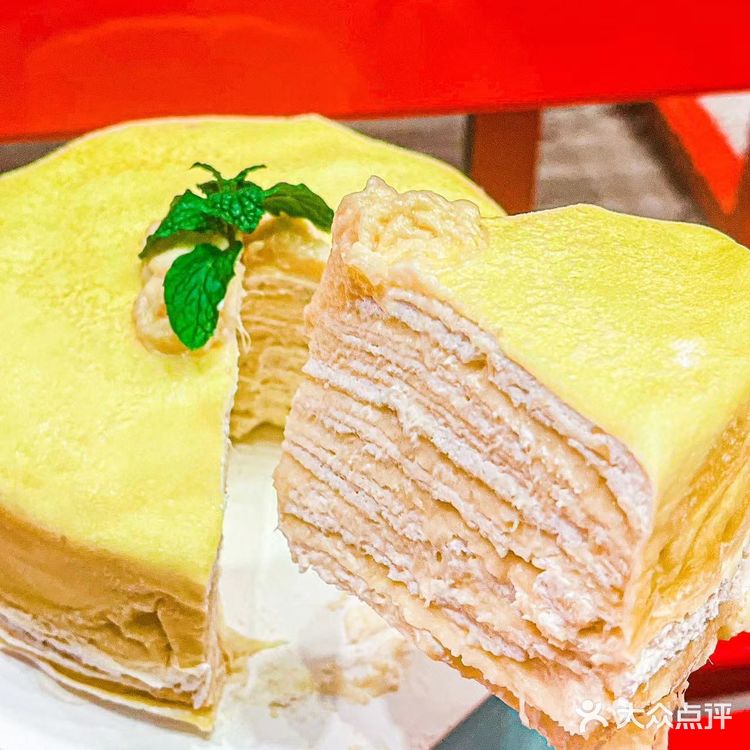 千层蛋糕太好吃惹‼️榴莲脑袋放心冲💯