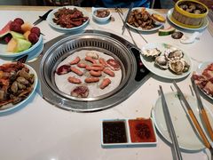 -绿岛港轩海鲜烤肉涮锅自助餐厅