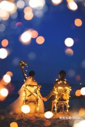 夜景-巴黎婚纱摄影工作室