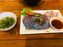 -蝶豆花蓝面条