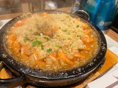 石板蒜蓉虾-小菜园新徽菜(芜湖万达店)