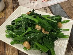 油渣炒菜心-利杨记·本味轩粥坊·烧烤(宝体店)