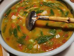 翡翠海鲜面疙瘩-绿茶餐厅(千岛湖银泰城店)