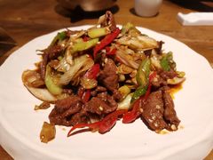 小炒嫩牛肉-木王宴语·野生鲜菌火锅(玉河店)