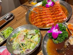 -明洞阿姨·韩式酱蟹烤肉·创意料理(三元桥店)