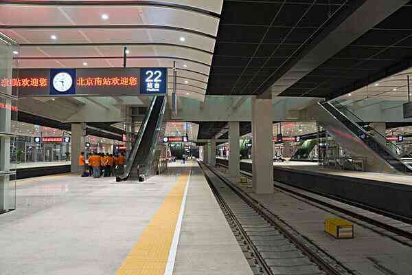 北京南站站台2012年图片