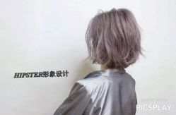 短发漂紫灰Kikou-HIPSTER形象设计
