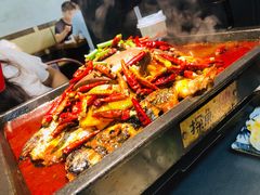毛血旺烤鱼-探鱼·鲜青椒爽麻烤鱼(苏宁广场店)