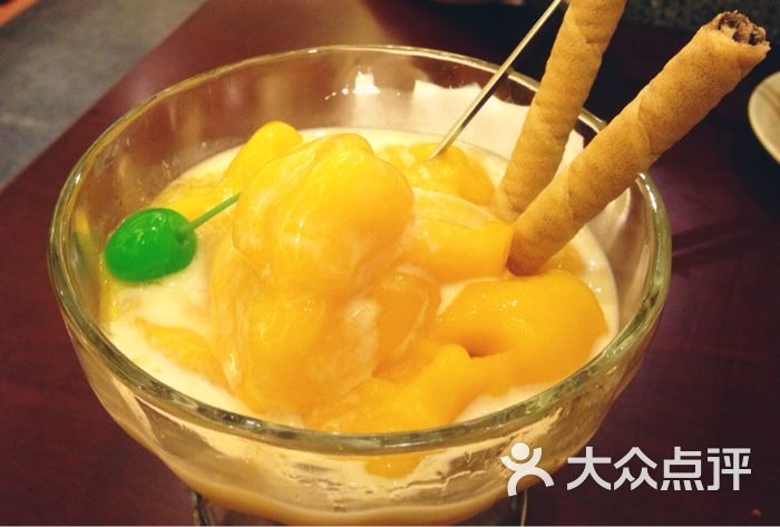 一茶一坐台湾特色茶餐厅芒果冰沙图片-北京台湾菜-大众点评网