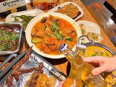 -路边摊小炉子烧烤