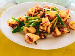 酱爆鱿鱼筒-乡味海鲜农家菜·巽寮土窑鸡(地道美食店)