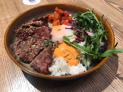 烤牛肉配泡菜温泉蛋饭-gaga(深圳福田星河COCO Park店)