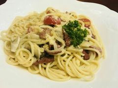 圣女果烟肉烩意粉-简家·海鲜盛宴(下沙店)