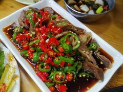 辣汁鸡胗-农民烧烤(延边社区店)