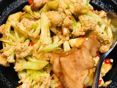 砂煲有机菜花-李老爹香辣蟹(宣武门店)