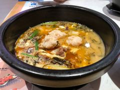 酸辣浓汤杂酱滑虾米线-大鼓米线(浦东长泰店)
