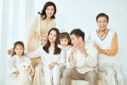 -时光纪亲子全家福照相馆(静安店母女写真父母纪念照)