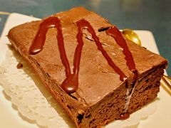 招牌巧克力布朗尼-吱咖啡西式简餐