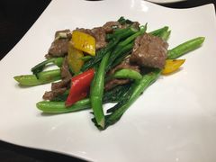 沙茶菜苗牛肉-浙江安吉JW万豪酒店·万豪中餐厅