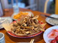 椒盐蘑菇-呱呱叫民俗风味主题餐厅(沣峪口店)