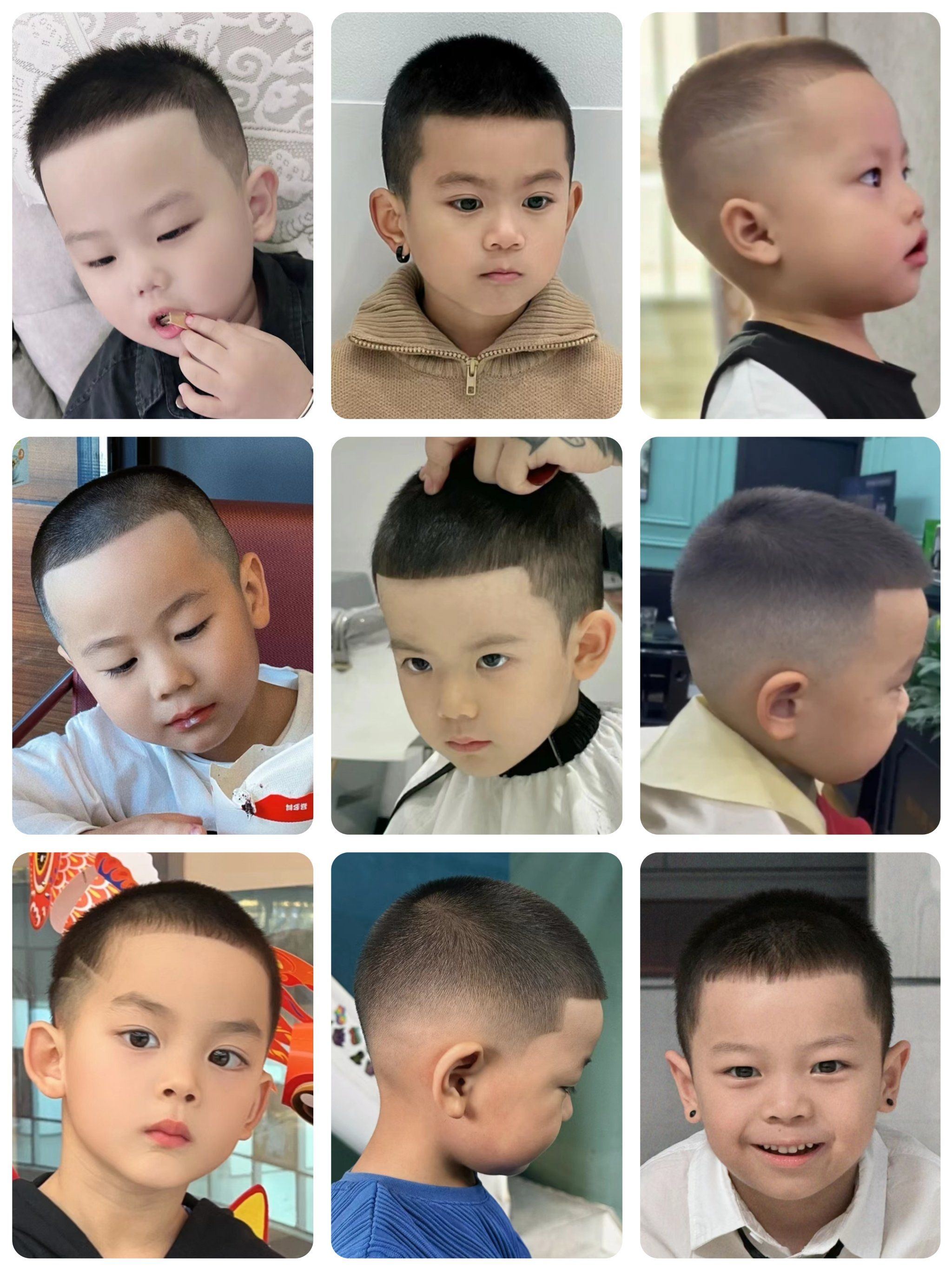 运动男孩必备发型~
清爽干净小圆寸真