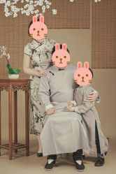-时光纪亲子全家福照相馆(静安店母女写真父母纪念照)