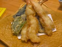 京葱丝炸虾天妇罗-水之惠鲜鱼料理(王府大街店)