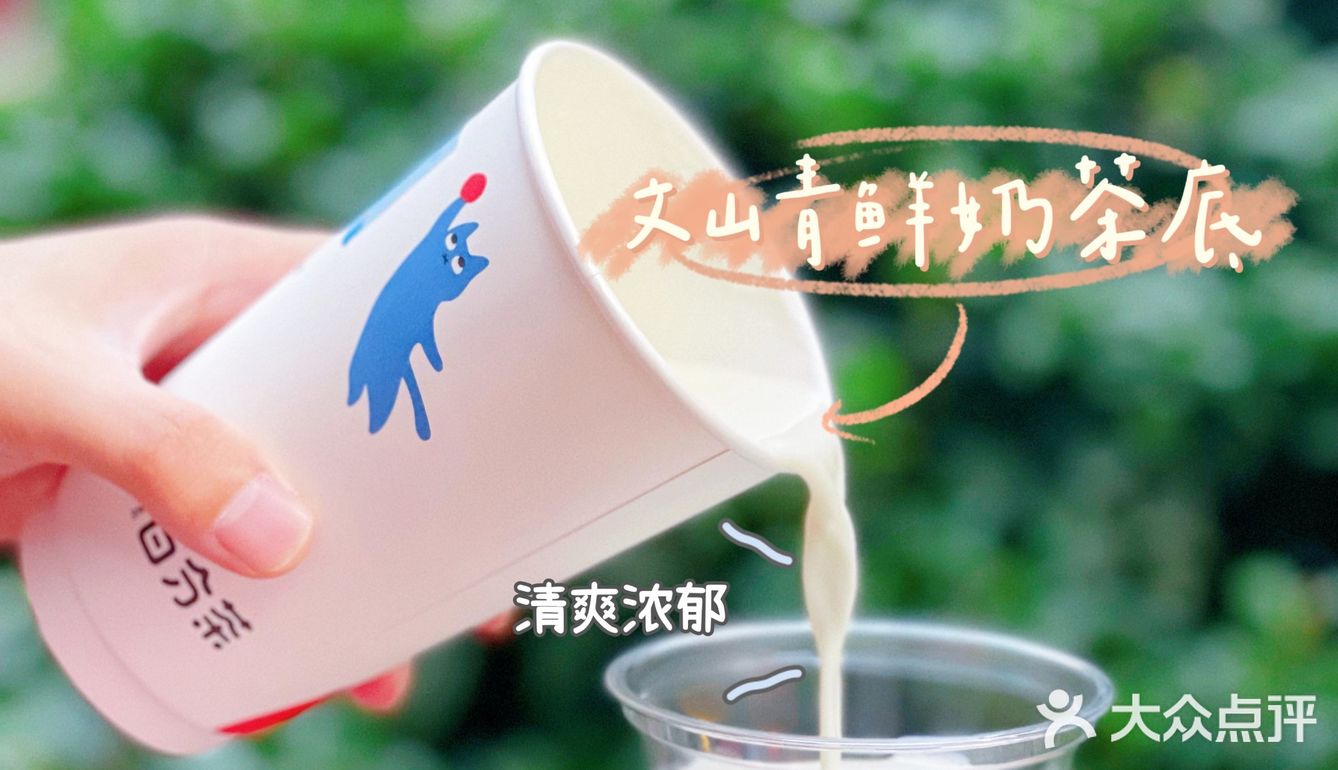百分茶|文山青鲜奶茶系列绝对的秋冬季节yyds‼️