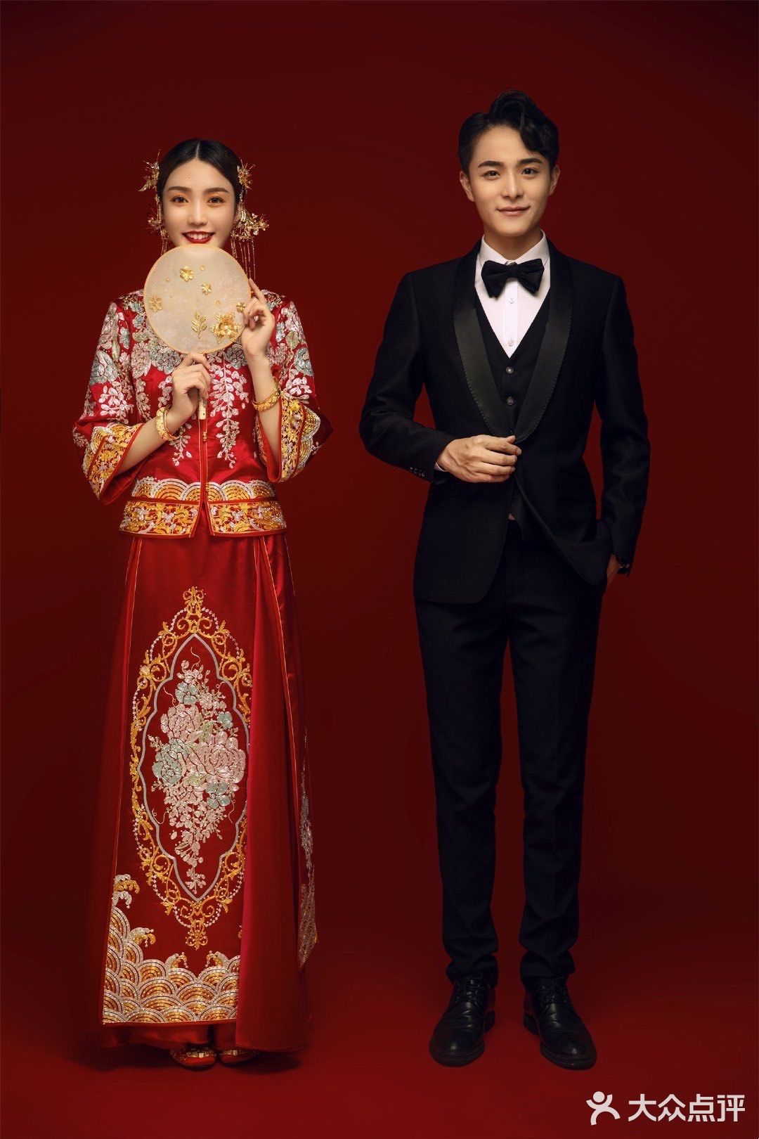 一针一线缝制的秀禾配得上最美的新娘[加油]