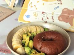 双重巧克力贝果-野上麦田(中贸广场店)