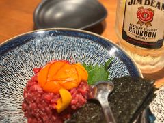 生牛肉拌海胆-九州酒场ひこぞう(1号店)