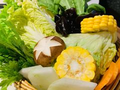 时令蔬菜拼盘-鲜潭蒸汽石锅鱼(五道口购物中心店)