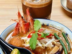 海鲜咖喱面-何九海南茶店(鬼仔巷店)