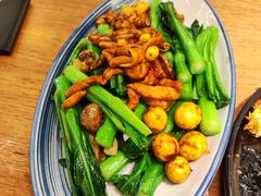菜心炒鸡杂-常来小聚·广州非遗传承餐厅(地王广场店)