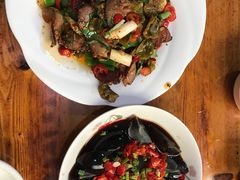 干莴苣炒腊肉-湖南湘菜馆(东湘缘二店)