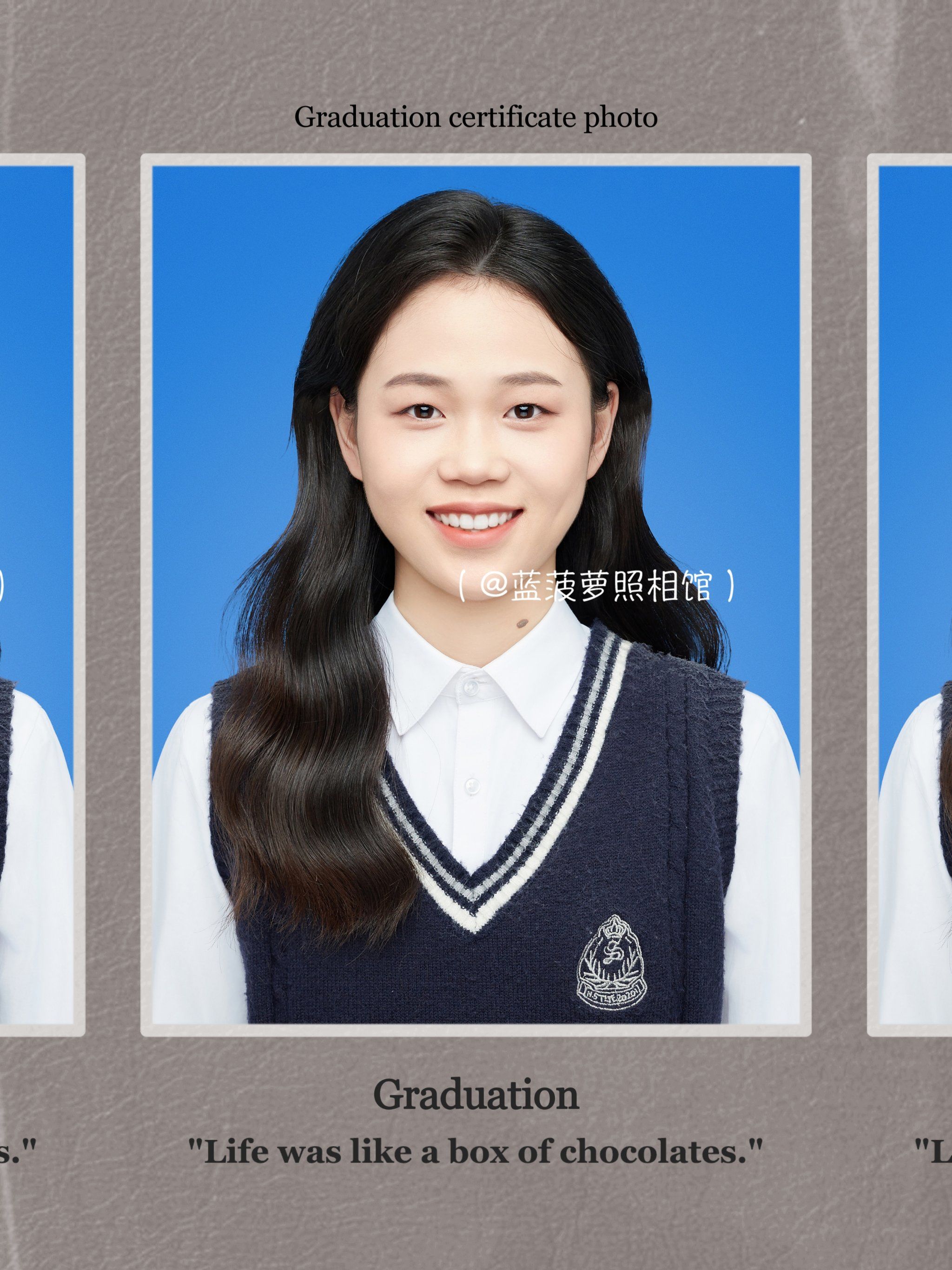 学院风——永不出错的证件照