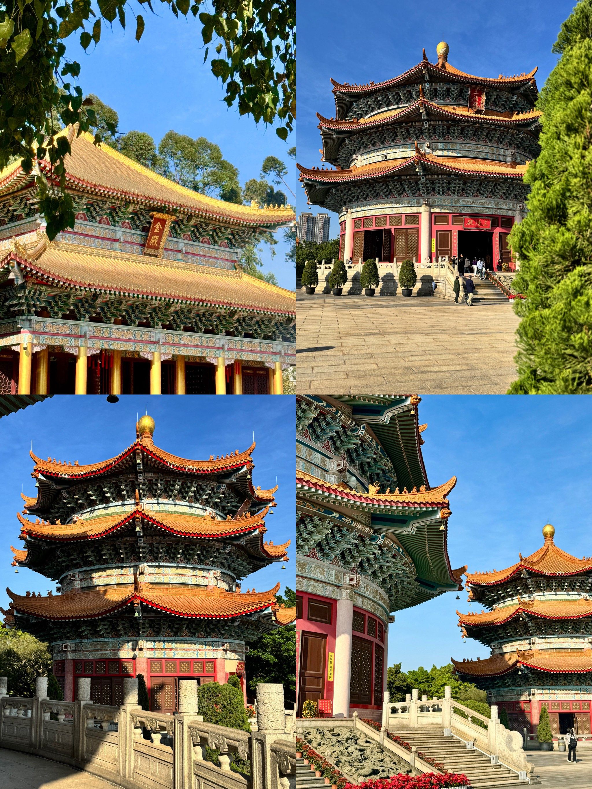 新年求财!打卡广州"小天坛"圆玄道观