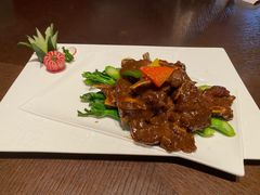 双芥炒牛仔骨-北海银滩皇冠假日酒店-德丰楼中餐厅