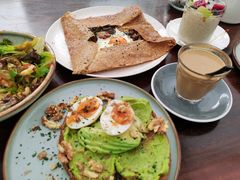 鸡蛋蘑菇熏肉荞麦可丽饼-RAC BAR(安福路店)