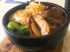 石锅鳗鱼猪颈肉饭-添星码头茶餐厅(松坪山店)