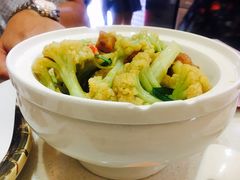 干锅有机开平菜花-潮庭港式茶餐厅·熊仔奶茶(同济广场店)