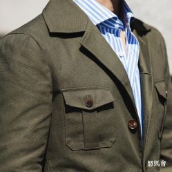 点击看大图 -怒马会 全麻衬西装高级定制