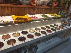 自助调料区-草原塞蛮羊火锅城(港湾店)