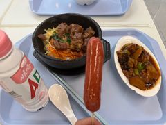 黑椒排骨拌饭-北大家园食堂