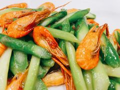 芦笋炒河虾-道道鲜·崇明私房菜(五角场店)