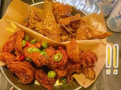 甜辣味半鸡-富乐满韩国正宗炸鸡韩国料理(虹泉路店)